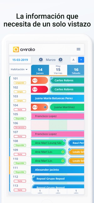 Planning Móvil Avirato